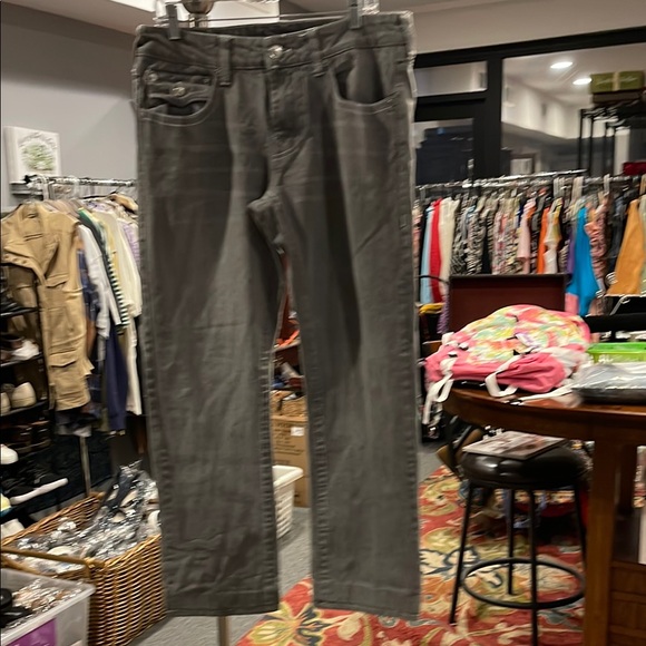 True Religion world Tour “Ricky”Stylish Men Gray Jeans sz  34x30 heavy stitches - Picture 1 of 16